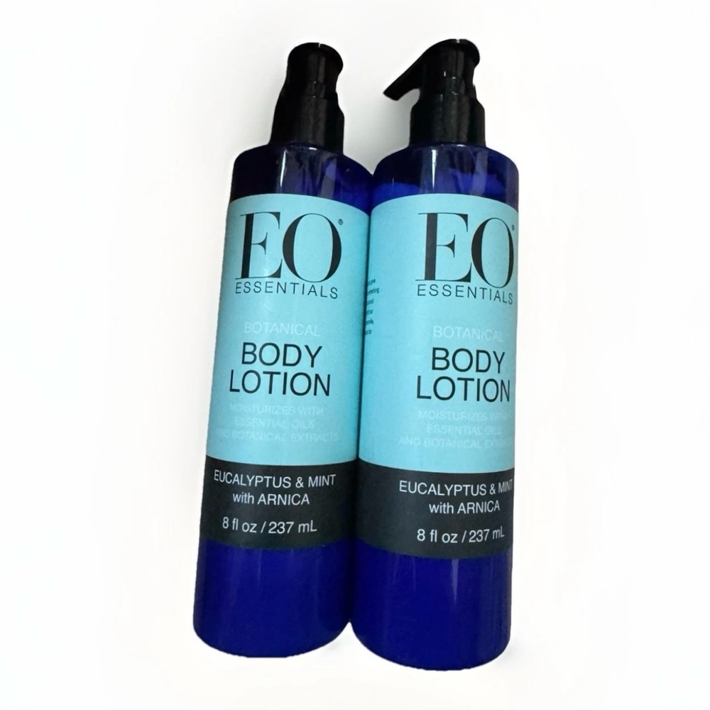 Lot Of 2 EO Essential Oils - Eucalyptus & Mint with ARNICA BODY LOTION 8 oz